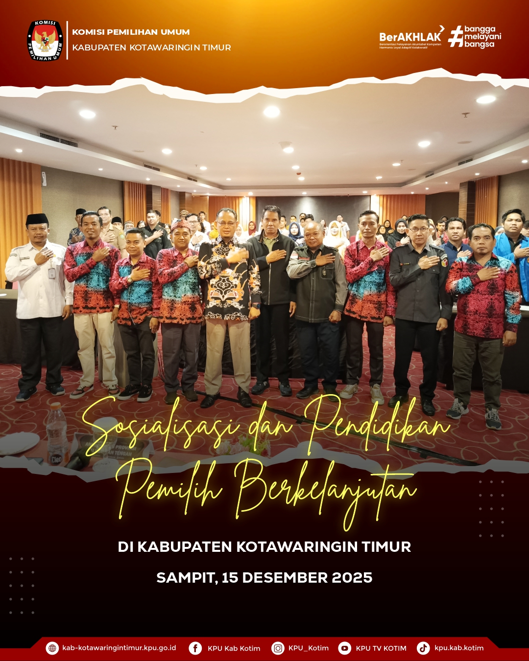 Sosialisasi dan Pendidikan Pemilih Pemula Berkelanjutan tahun 2025